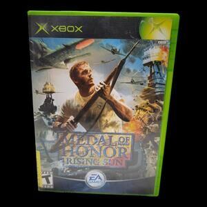 Medal of Honor Rising Sun Xbox Original CIB Complete with Manual EA Games WWII